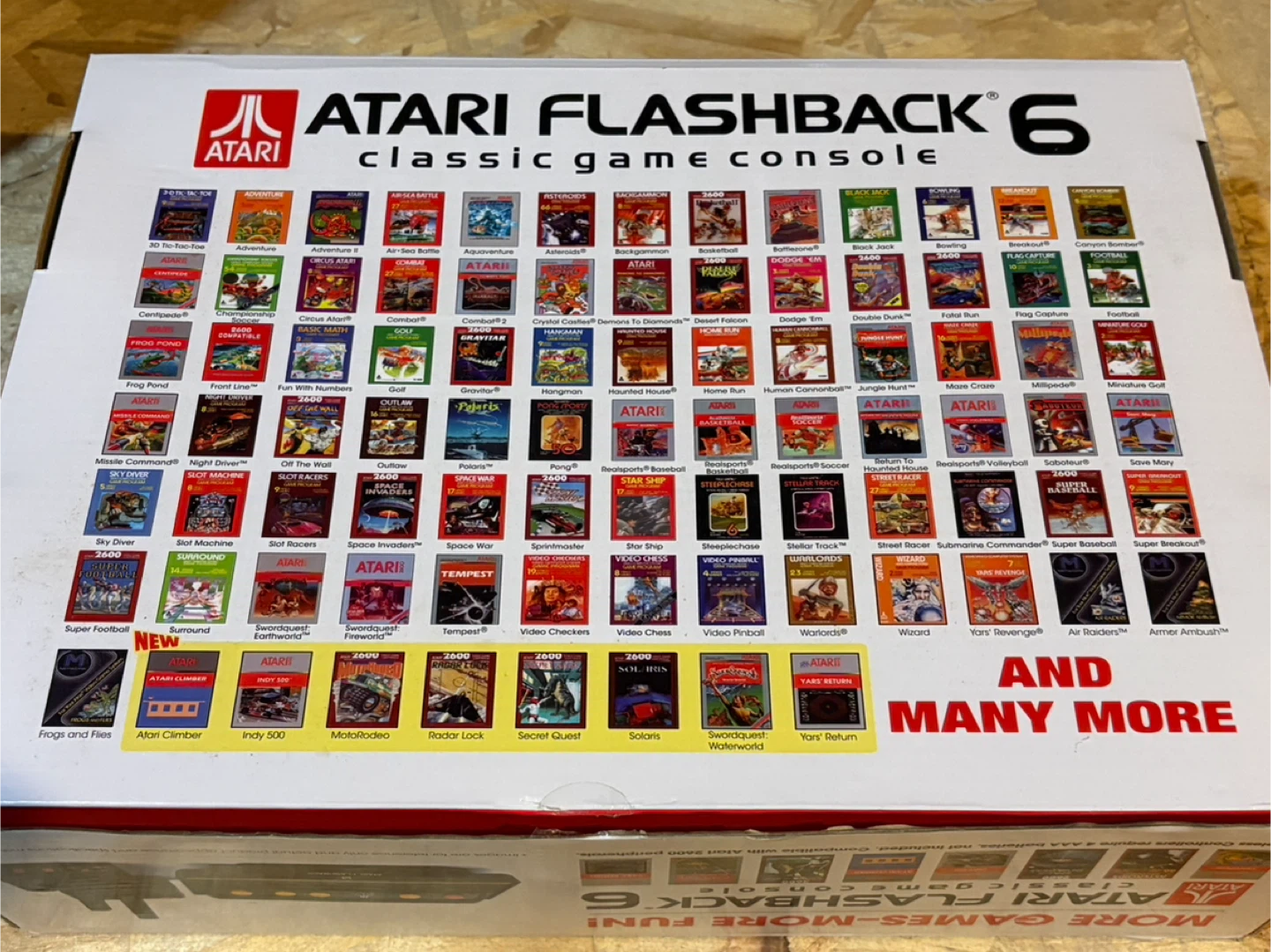 Atari Flashback 6 Classic Game Console with 2 Controllers - photo 2