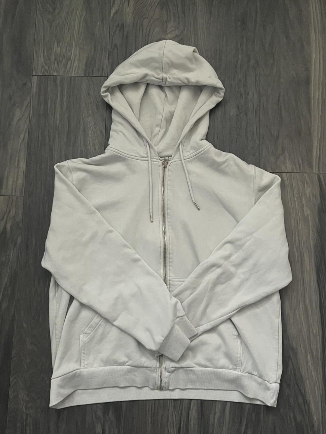 White Zip-Up Hoodie | Women - photo 2