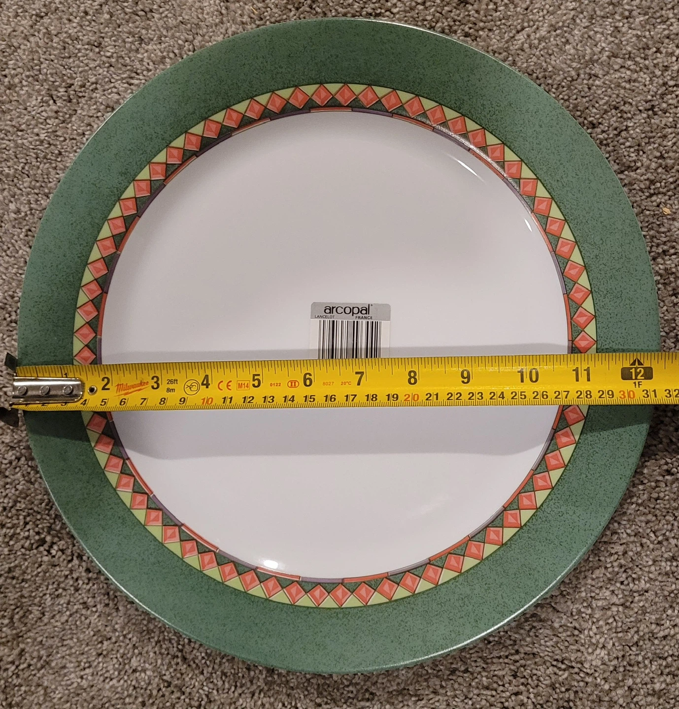 Arcopal Plates - Set of 6 Extra Large Dinner Plates - photo 2