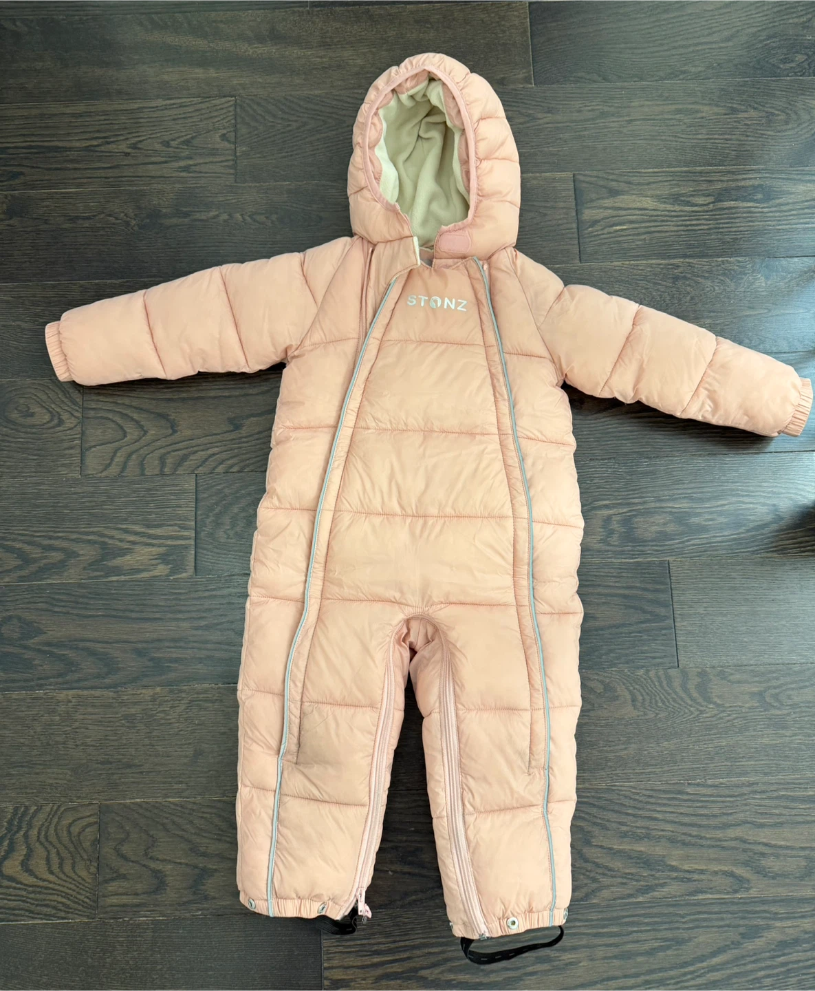 Stonz pink snowsuit 18-24 m