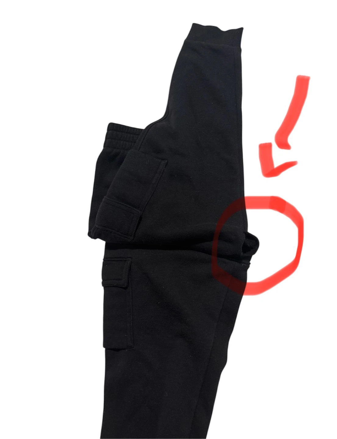 Nike Kids Black Cargo Jogger Pants Size M (5-6 Yrs) - photo 3