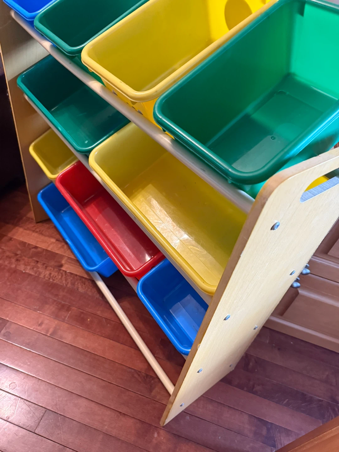 Toy Organizer Storage Shelf with Bins - photo 3
