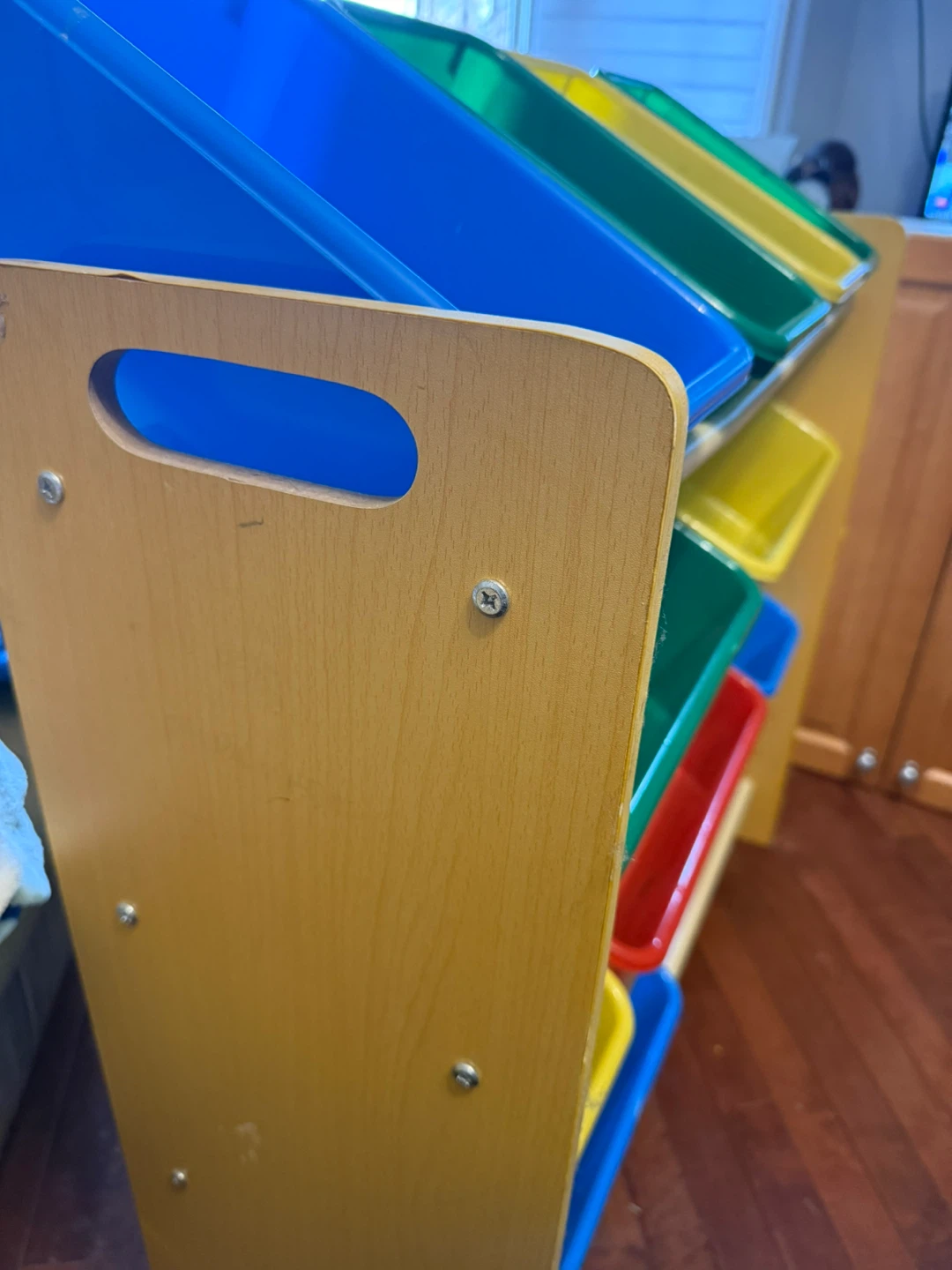Toy Organizer Storage Shelf with Bins - photo 2