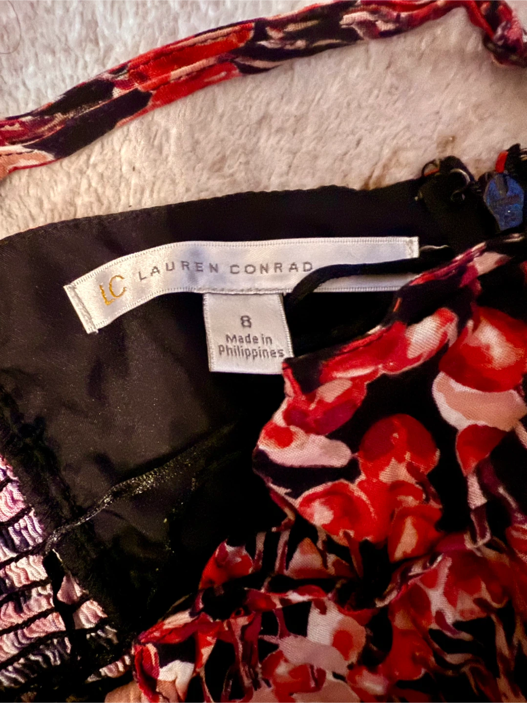 Lauren Conrad Cherries Print Dress - Size 8 - photo 2