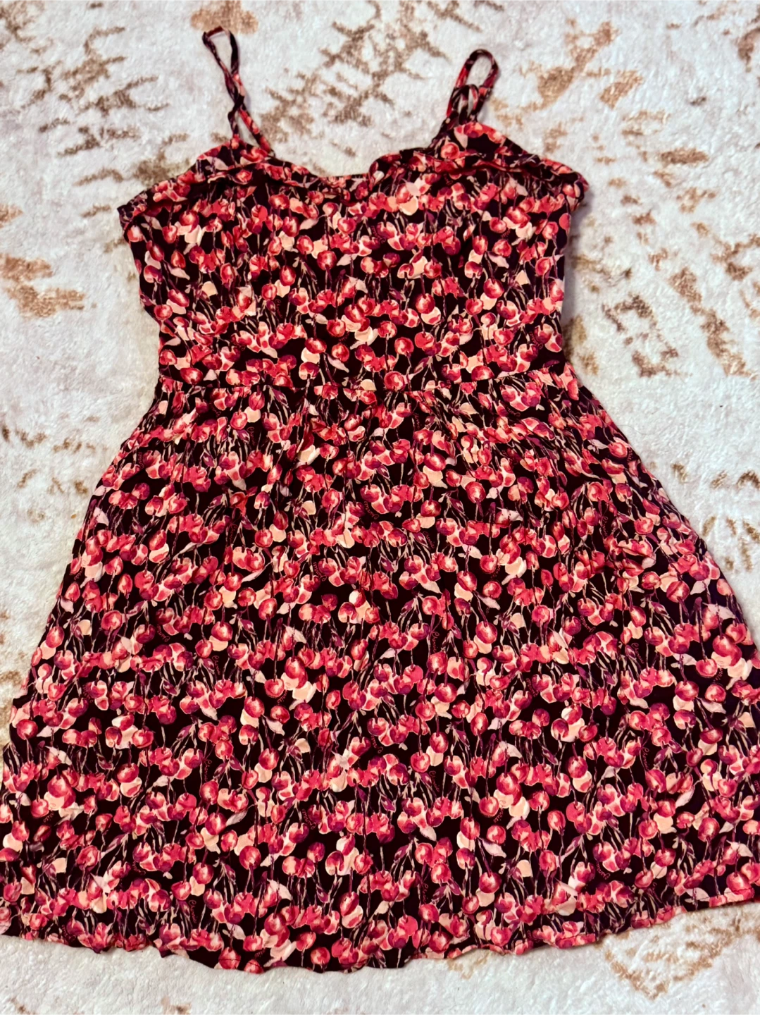 Lauren Conrad Cherries Print Dress - Size 8