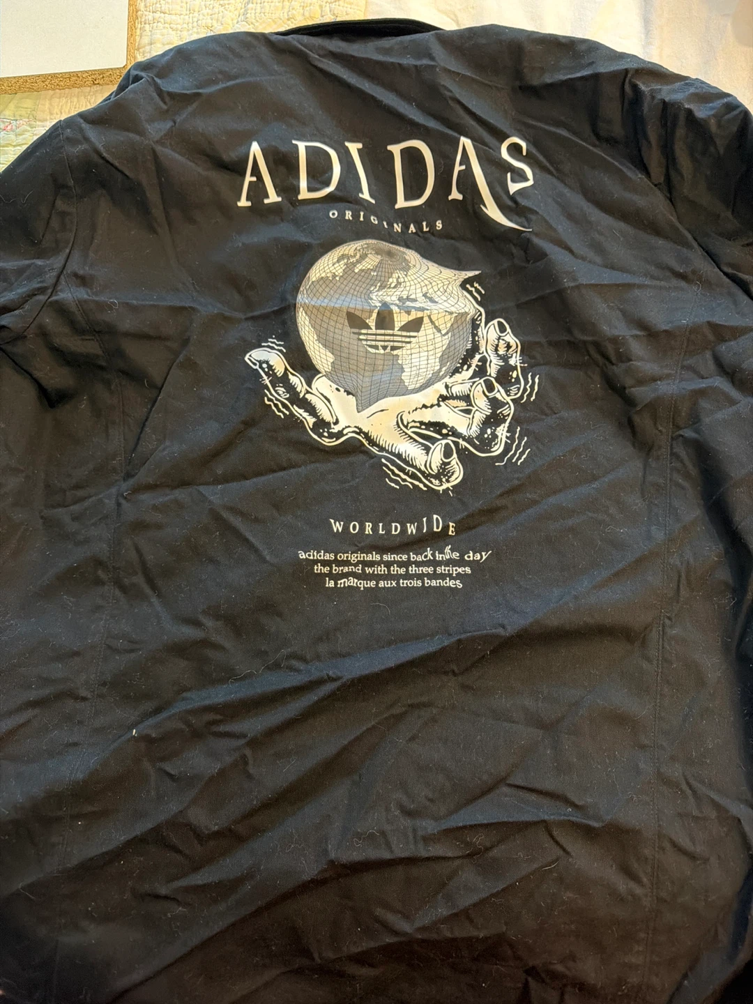 Adidas Originals Worldwide Jacket - Black - Size L