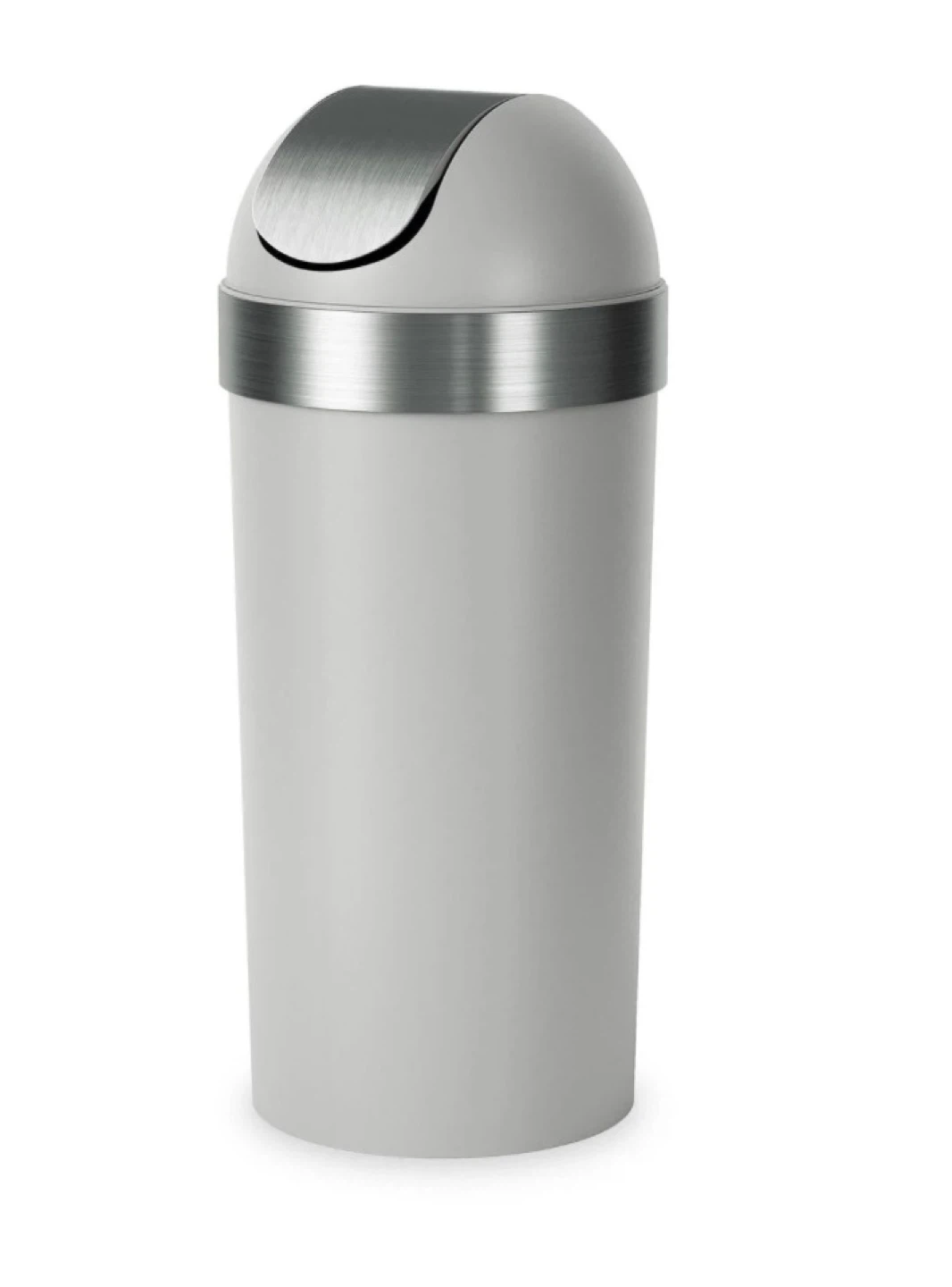 Umbra Venti Waste Can with Swing Lid - Grey 🥕 - photo 2