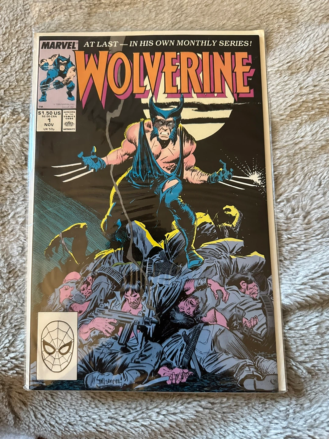 Wolverine Comic Book #1 (Marvel, 1988)
