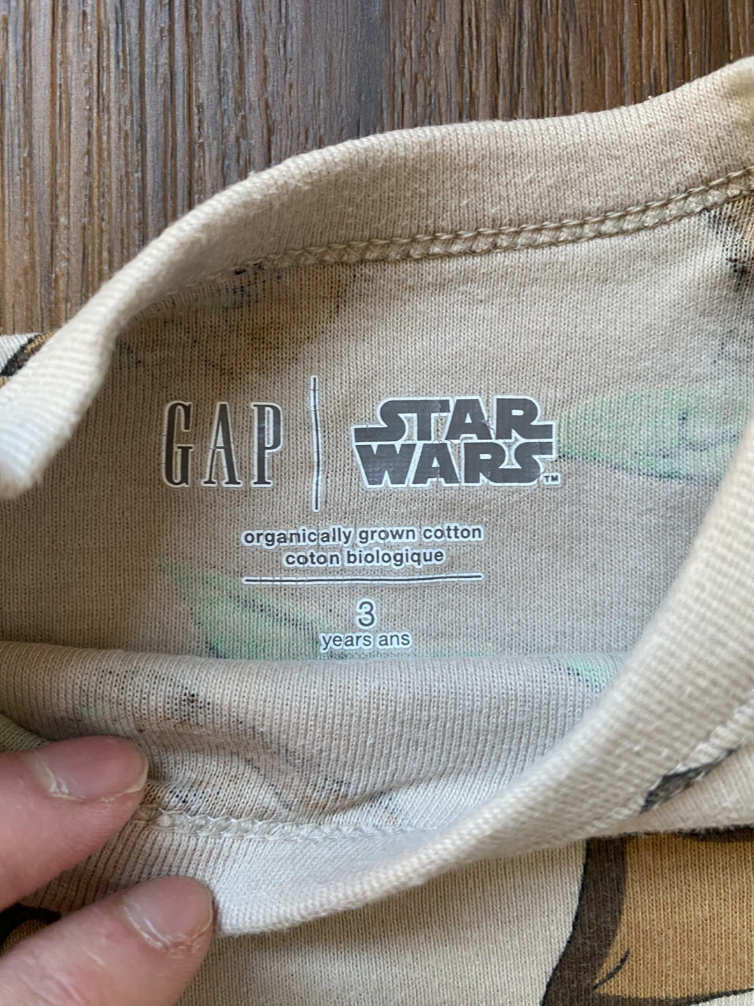 Gap Star Wars Baby Yoda Pajamas Size 3 - photo 2