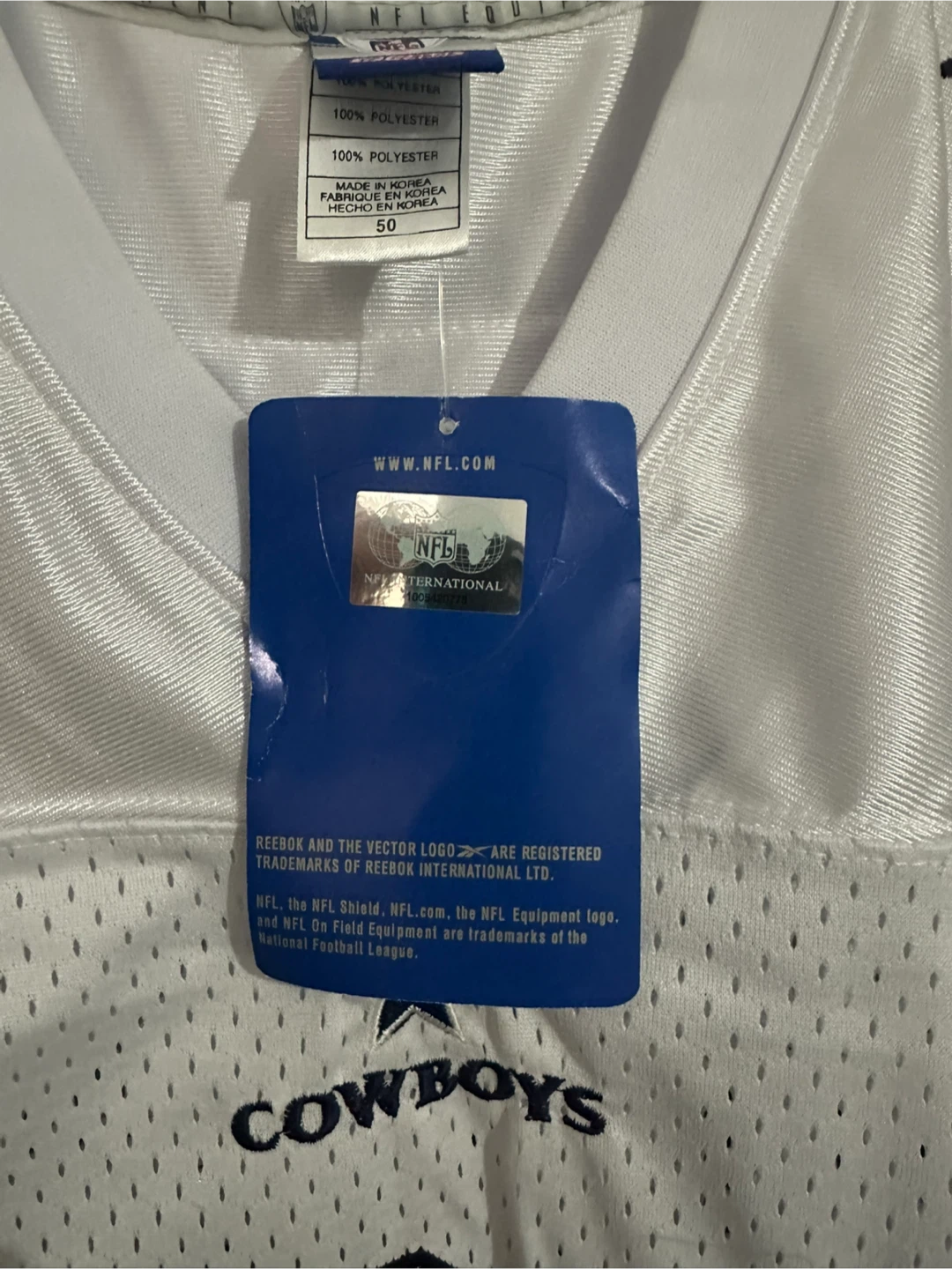 Dallas Cowboys #81 Terrell Owens Reebok Jersey Size 50 - photo 4
