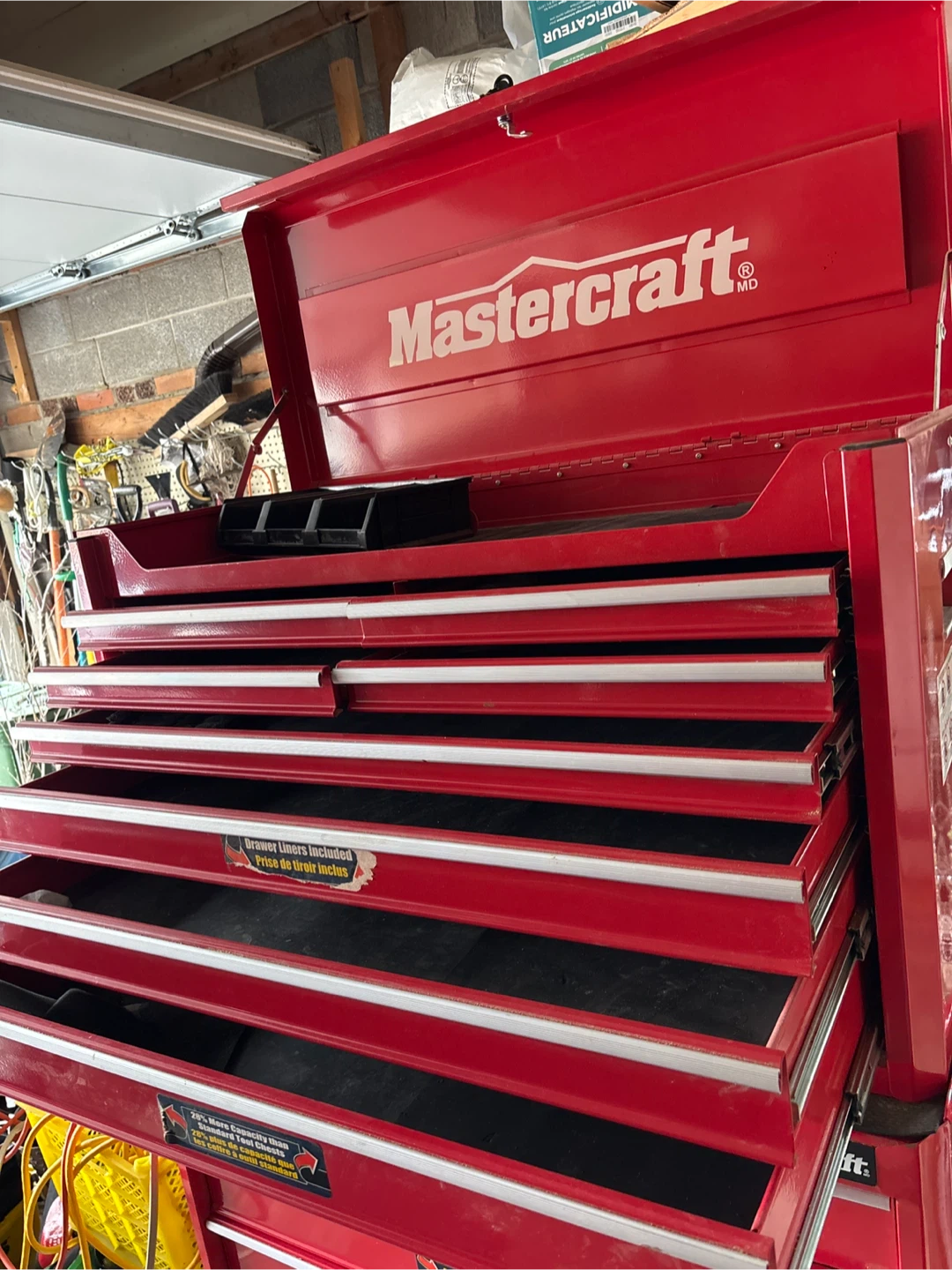 Mastercraft Red Tool Chest