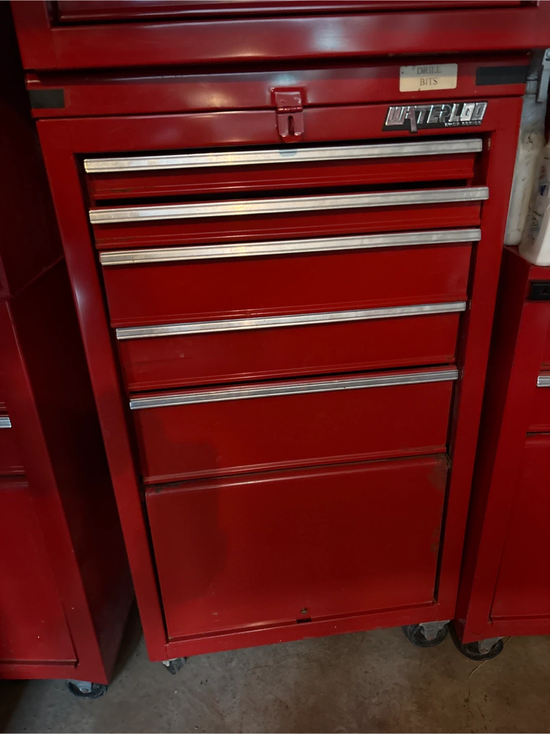 Waterloo Red Tool Chest Cabinet