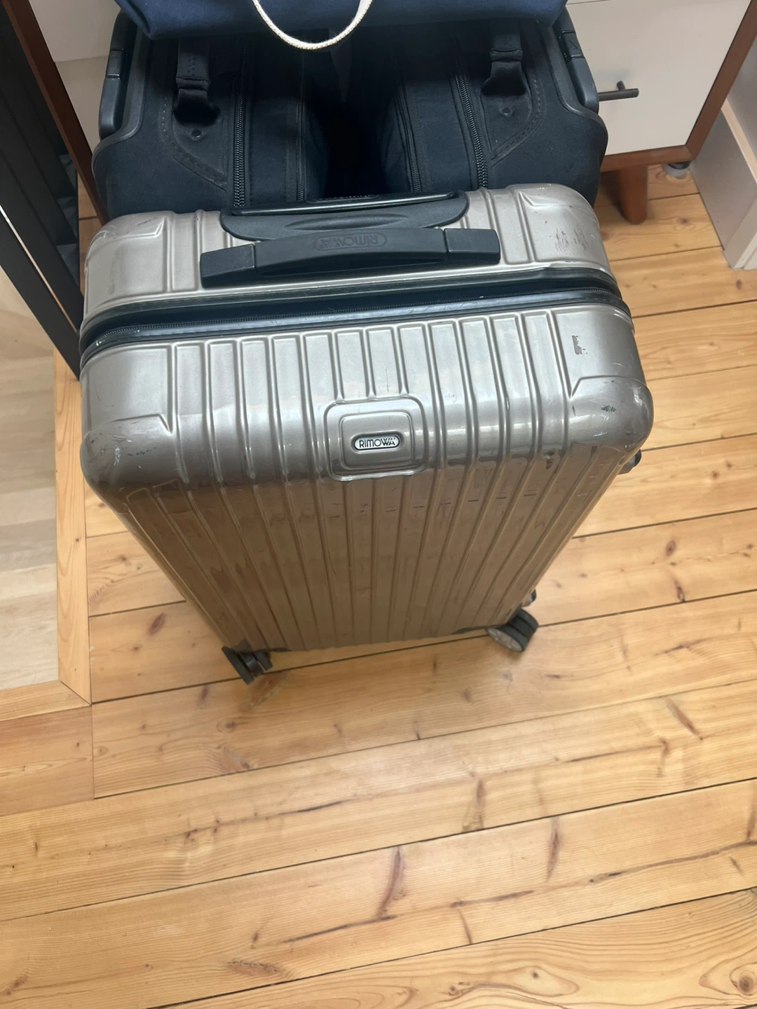 Rimowa Silver Suitcase