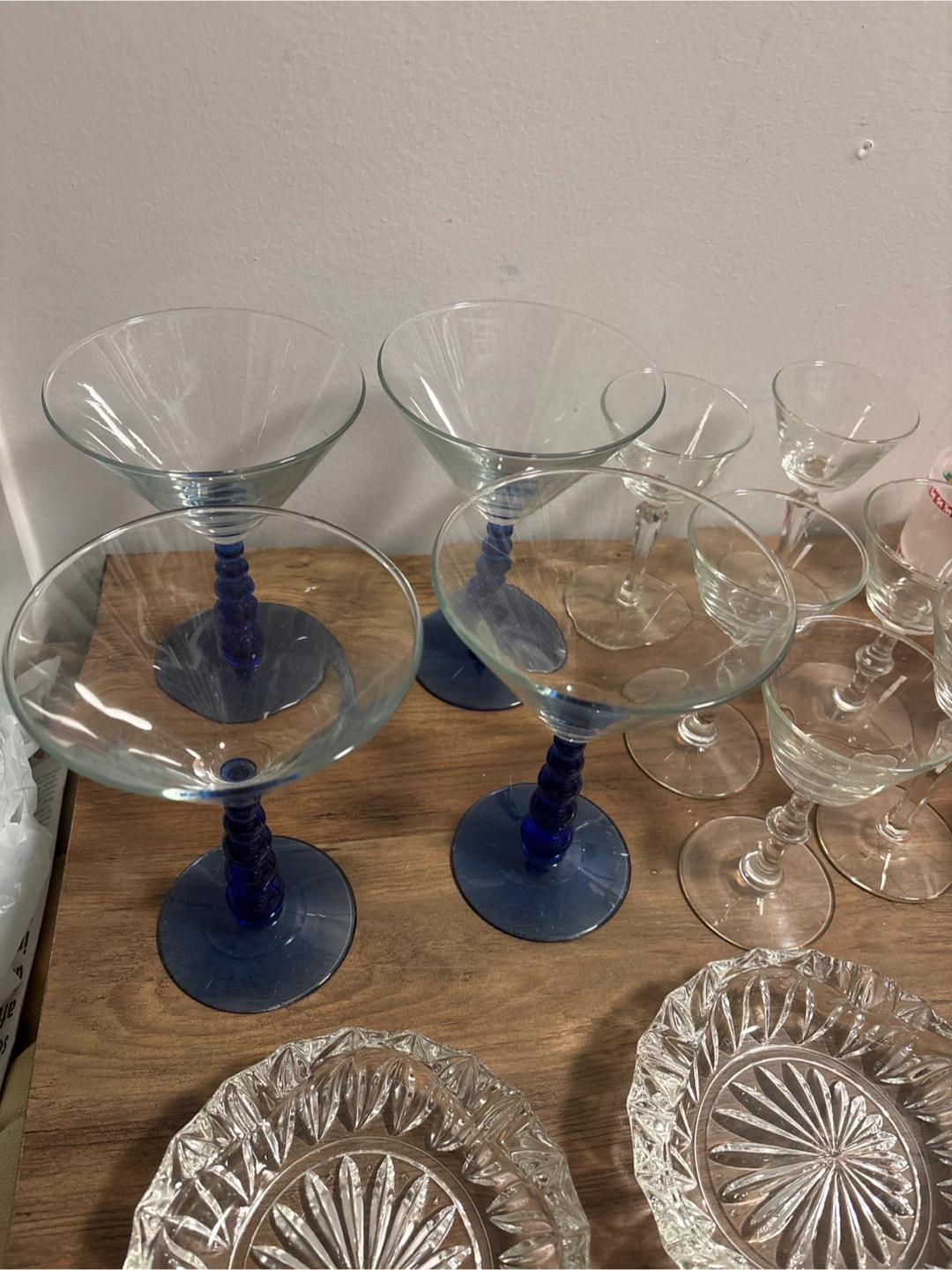 Bunch of Martini Glasses, Shot Glasses, and Ashtrays - photo 2