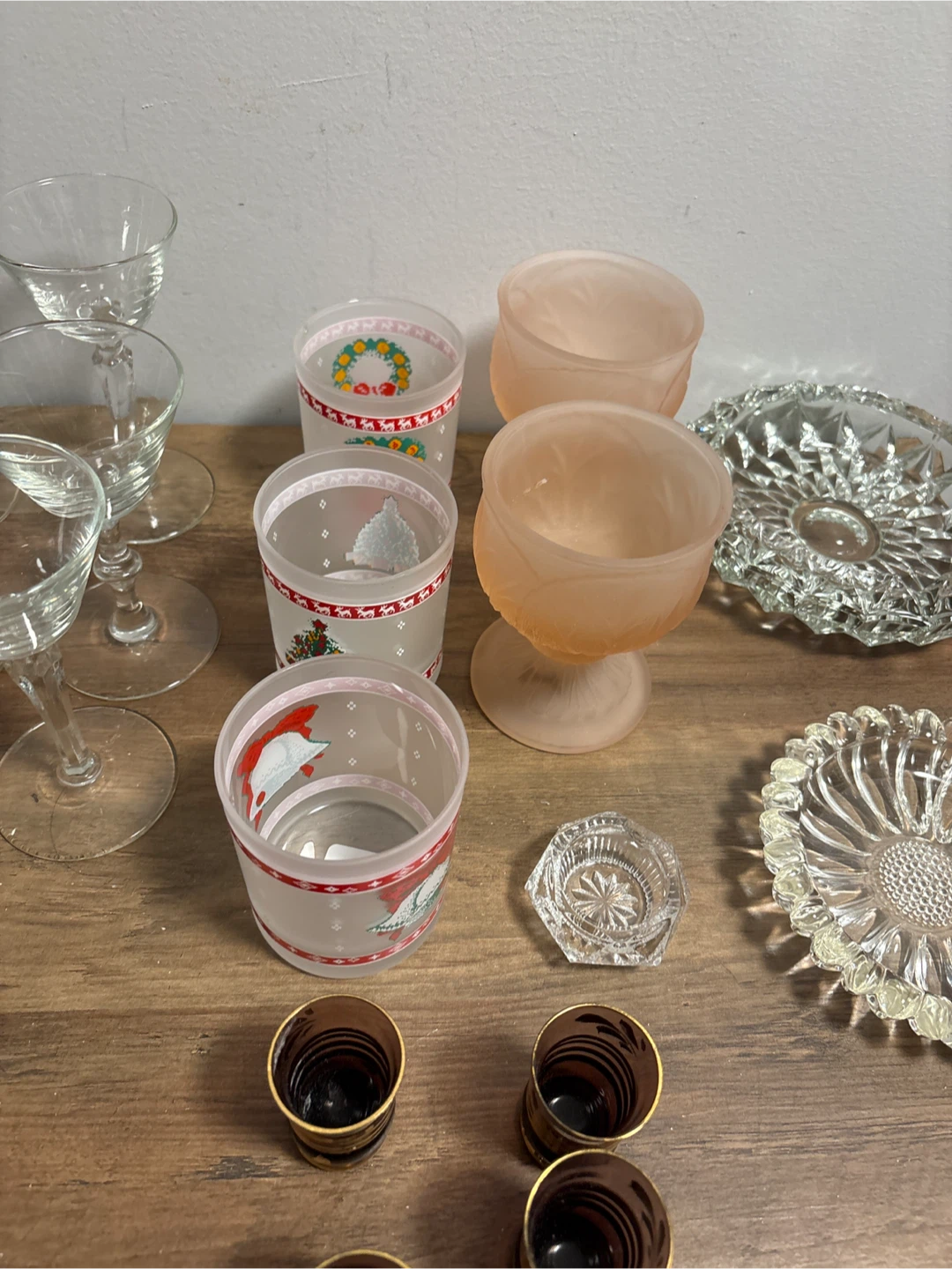 Bunch of Martini Glasses, Shot Glasses, and Ashtrays - photo 4