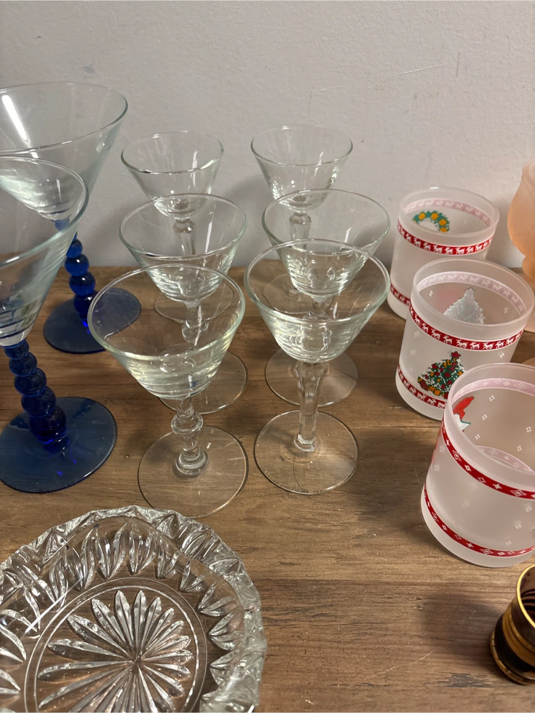 Bunch of Martini Glasses, Shot Glasses, and Ashtrays - photo 3