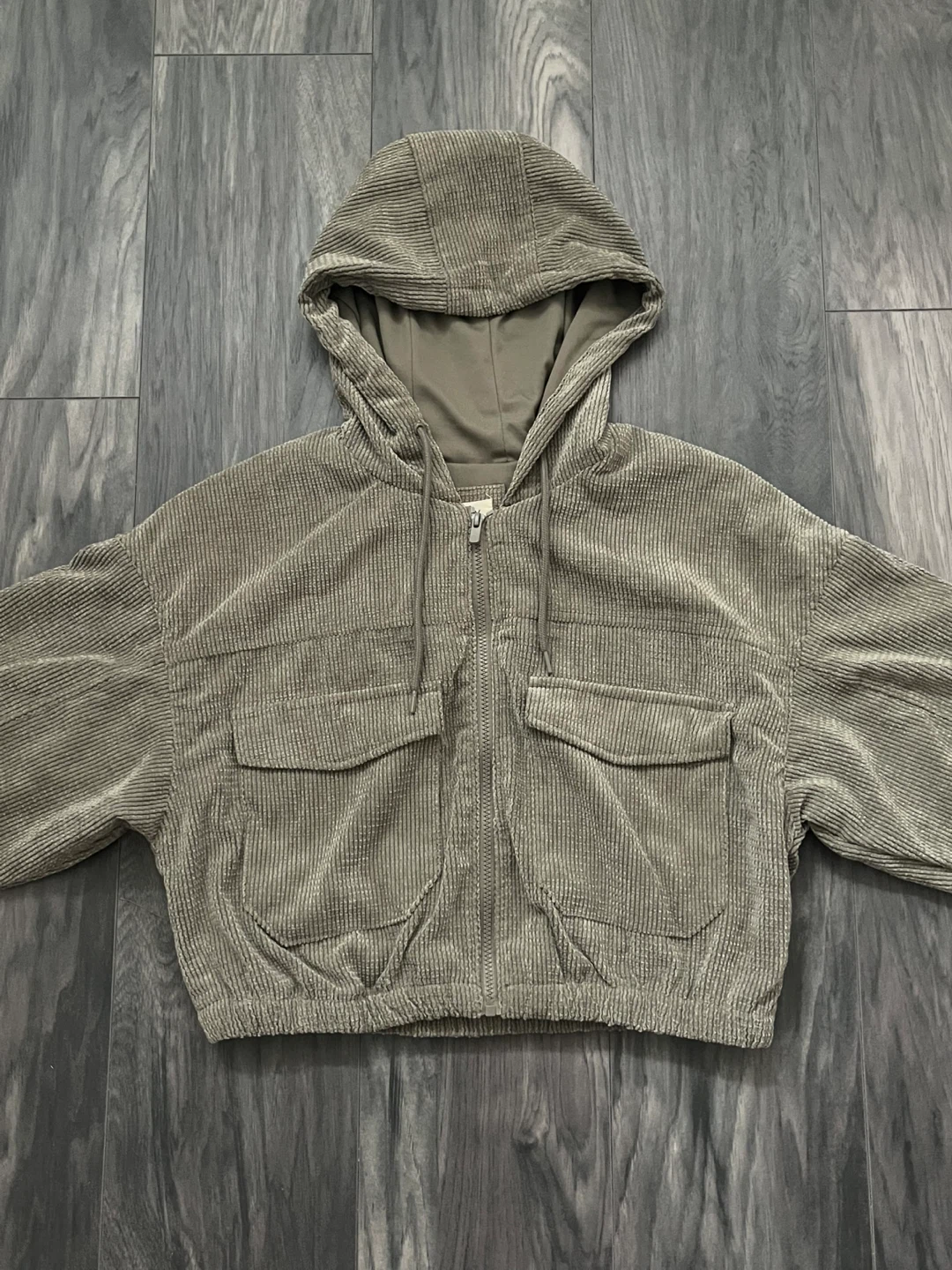 Corduroy Bomber Jacket w/ Pockets | Women