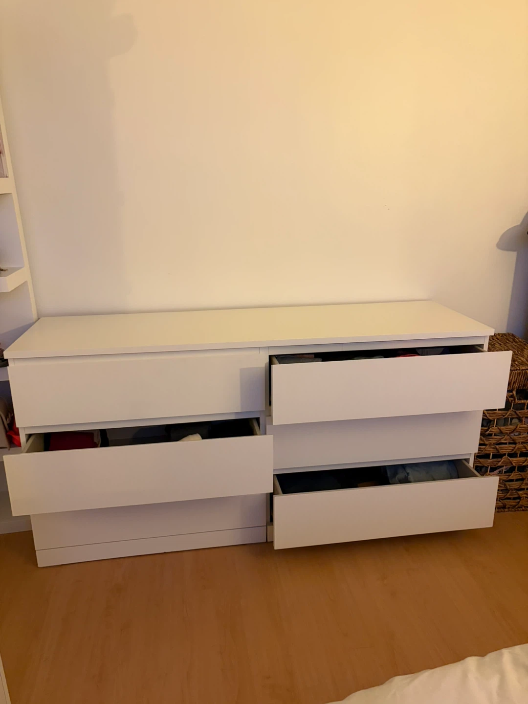 White IKEA Storklinta 6-Drawer Dresser - photo 3