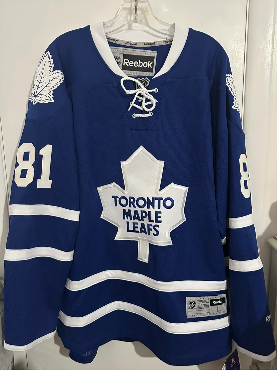 Reebok Toronto Maple Leafs Kessel #81 Hockey Jersey Size L