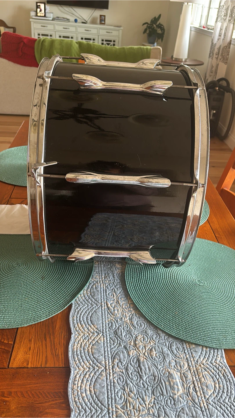 Premier Black Marching Bass Drum - photo 3
