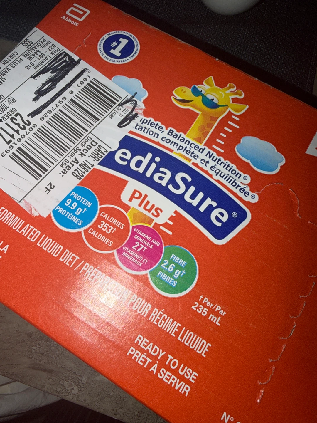 PediaSure Plus Ready to Use Liquid Nutritional Drink