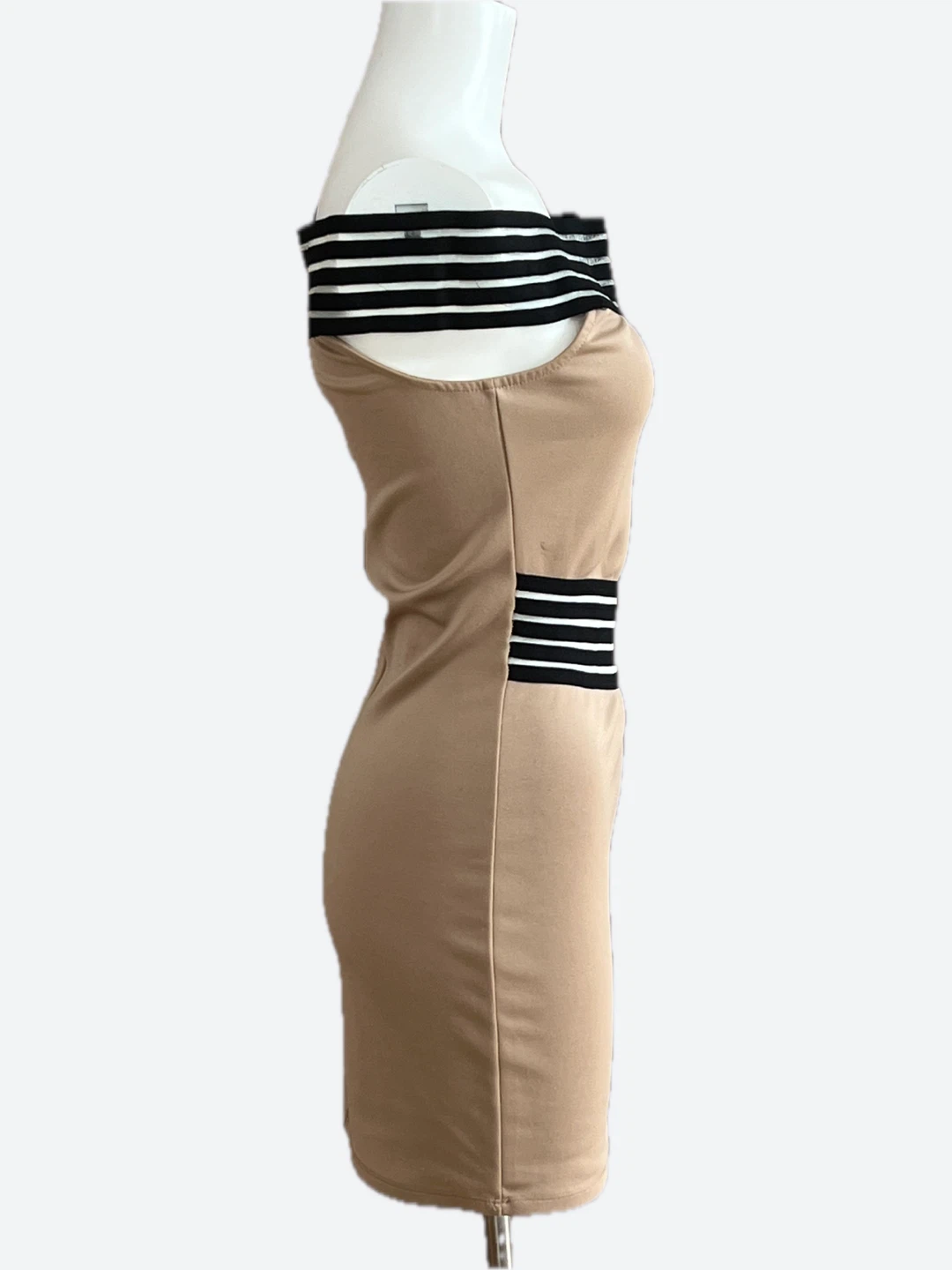 Off-the-Shoulder Banded Mini Dress - photo 3