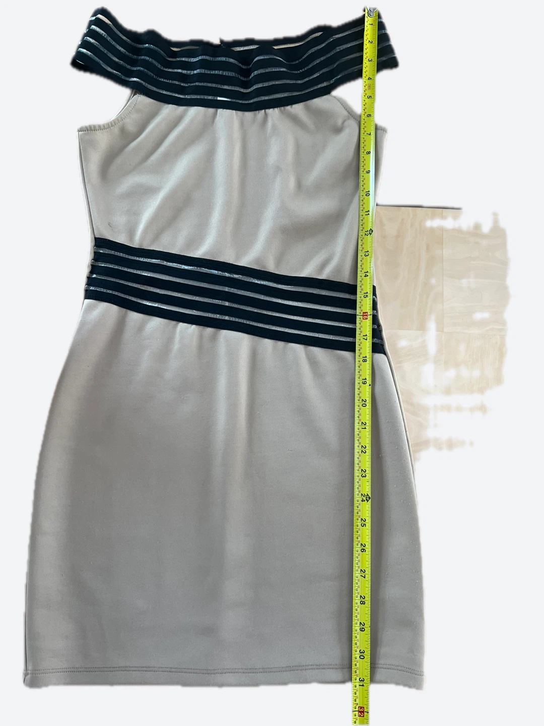 Off-the-Shoulder Banded Mini Dress - photo 4