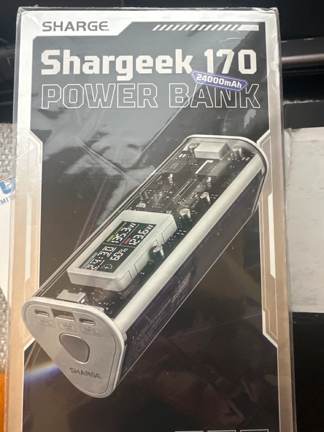 SHARGEEK 170 Power Bank - 24000mAh, 170W Output