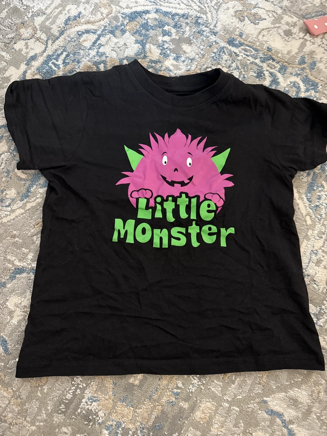 Black "Little Monster" T-Shirt