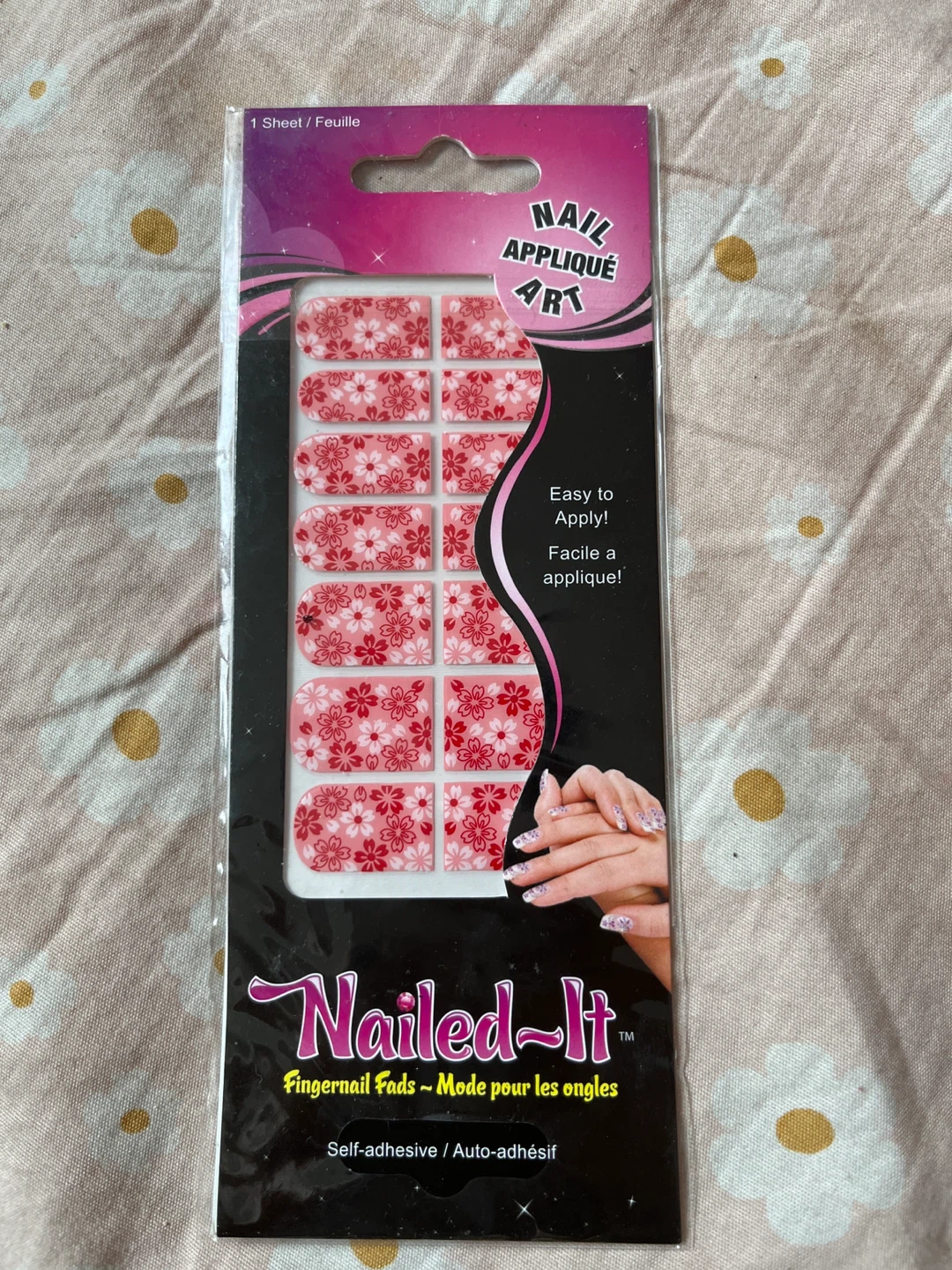 Nailed It Fingernail Fads Nail Appliqué Art Stickers