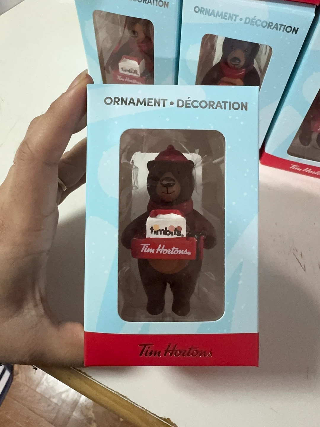 Tim Hortons Bear Ornament decoration piece - photo 3