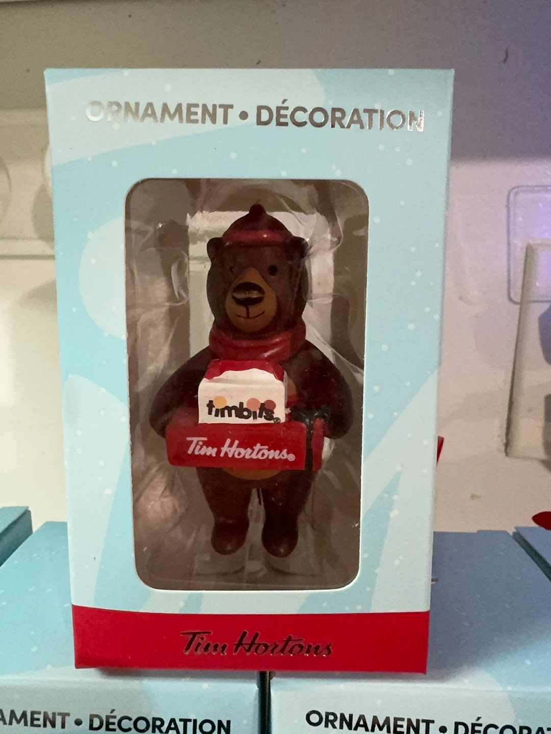 Tim Hortons Bear Ornament decoration piece - photo 4