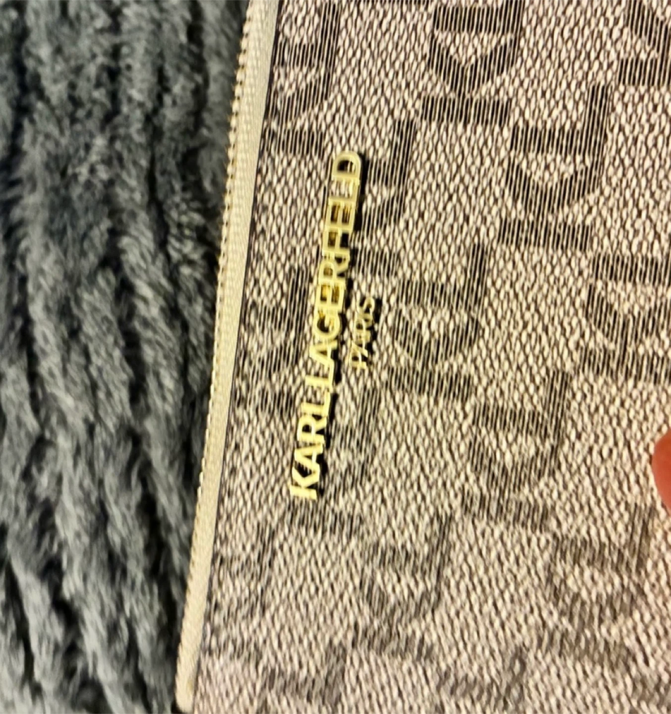 Karl Lagerfeld Paris Brown Monogram Wallet - photo 4