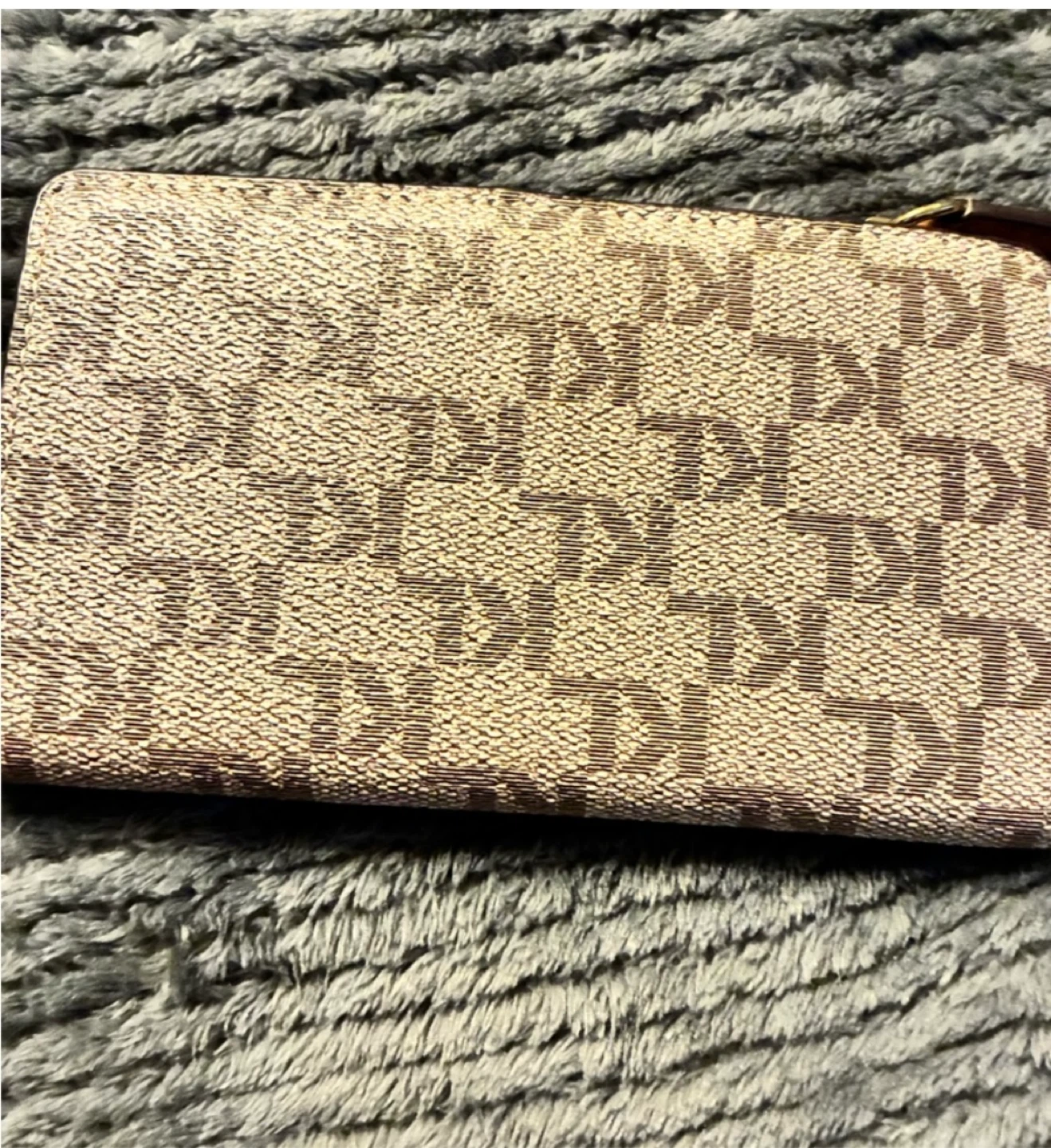 Karl Lagerfeld Paris Brown Monogram Wallet - photo 2