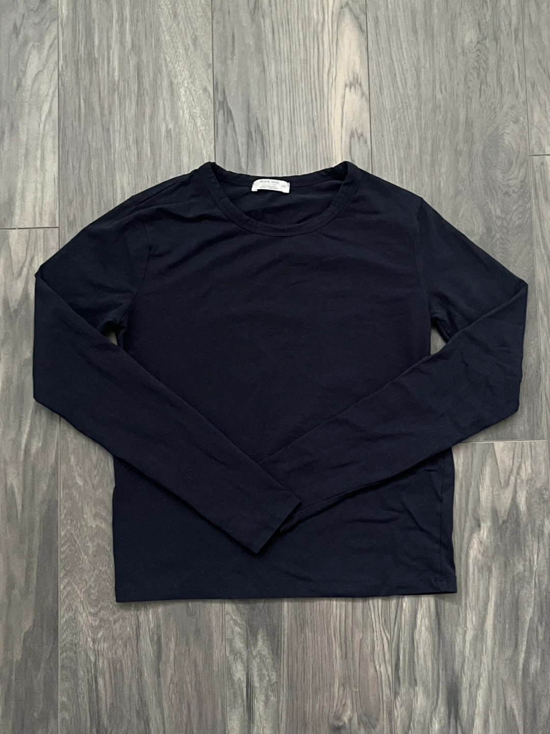 Navy Blue Long Sleeve Top | Women