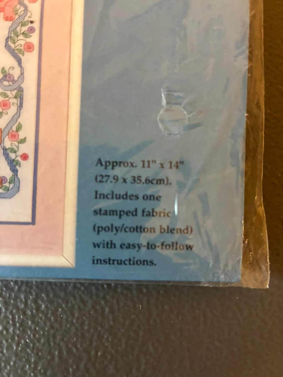 Bucilla Sweet Dreams Birth Record Cross Stitch Kit 11" x 14" - photo 4