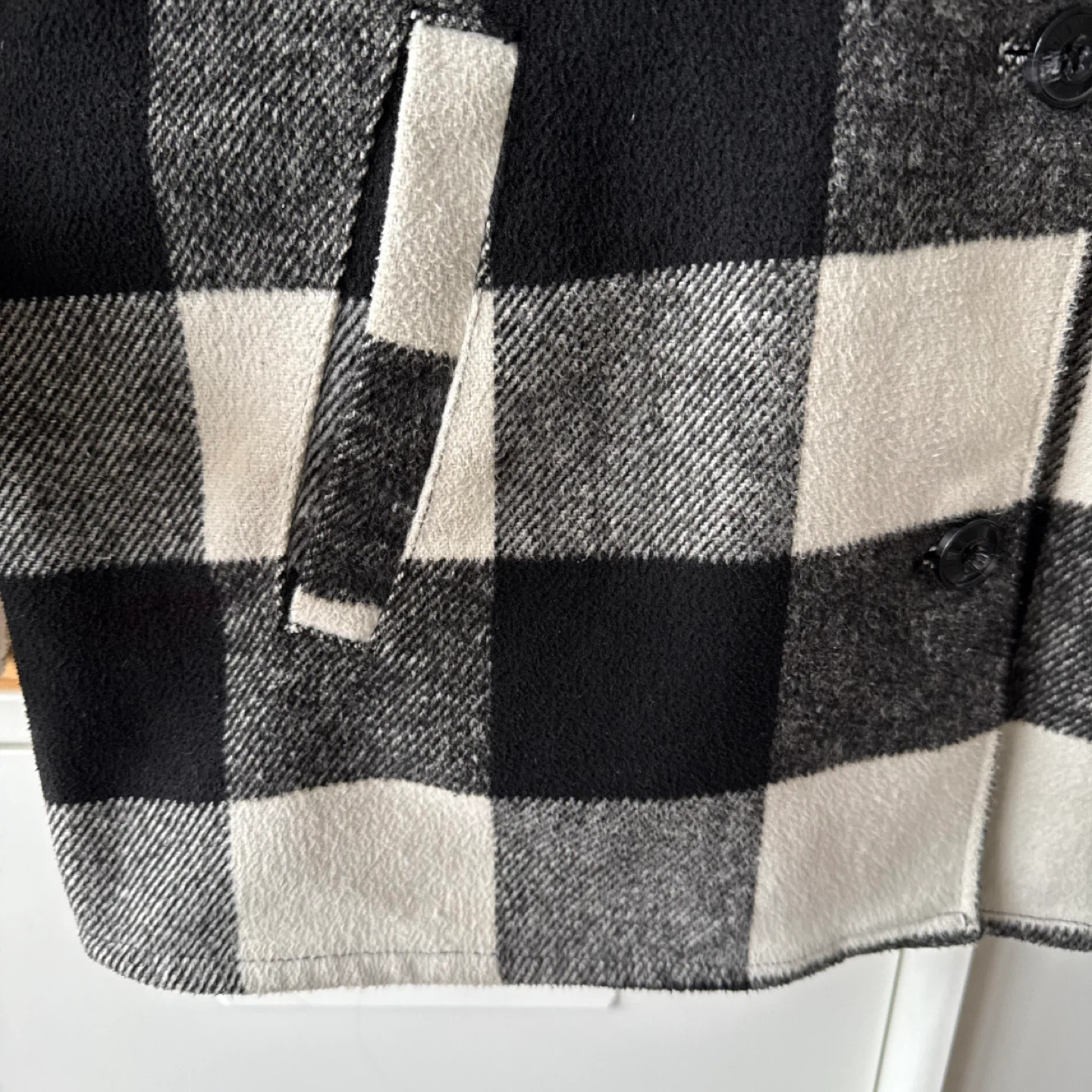 Black & White Plaid Jacket - photo 5
