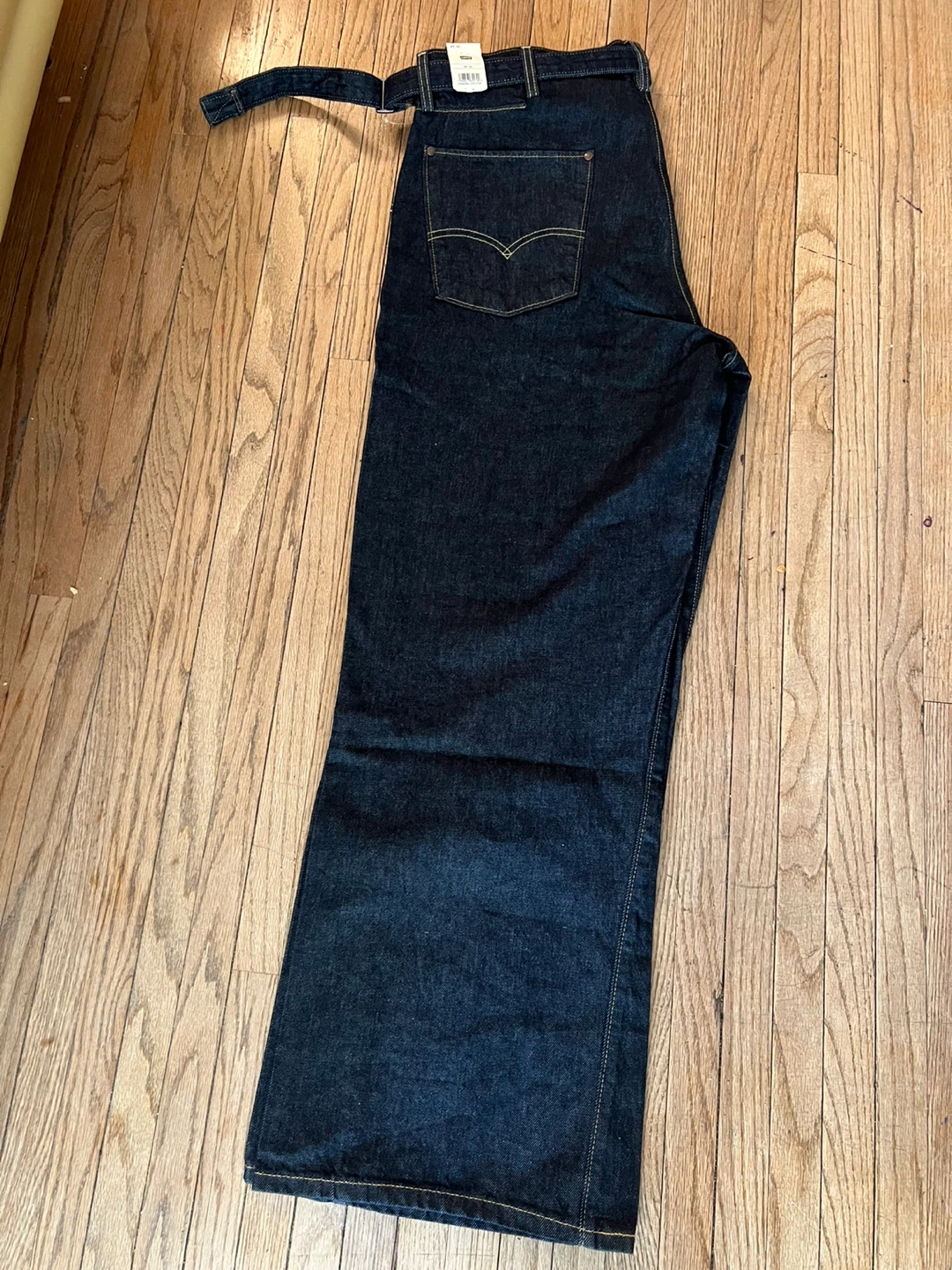 New-Levi's 569 Loose Straight Jeans - Dark Wash, Size 38x34 - photo 3