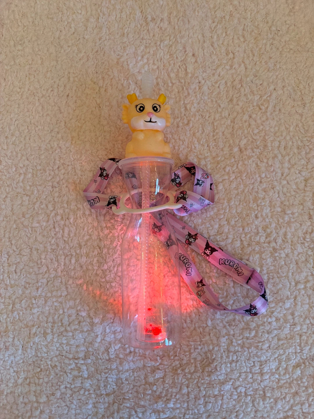 Sanrio Kuromi Light-Up Tumbler with Lanyard - photo 2