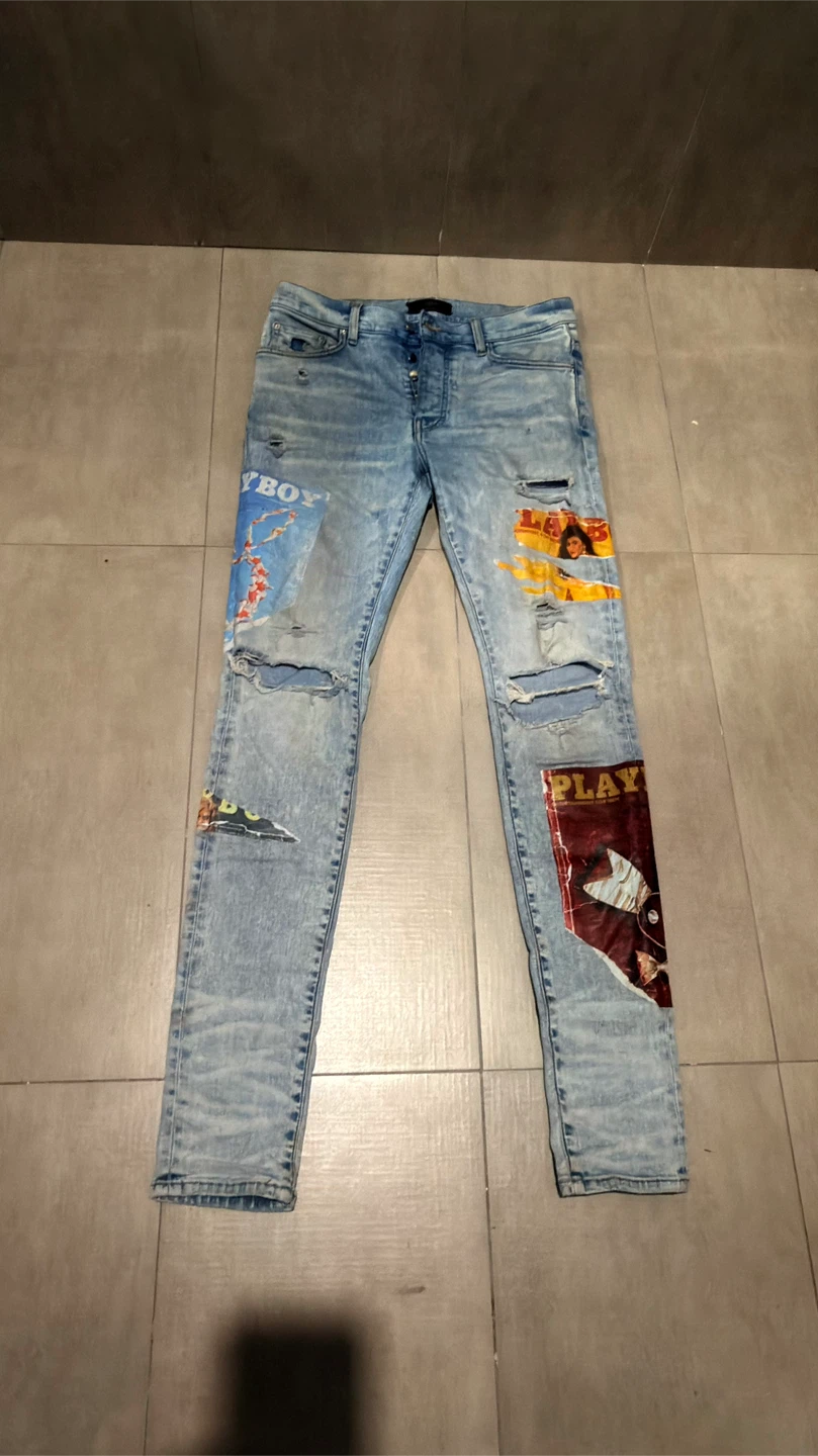 Amiri Playboy Patch Jeans
