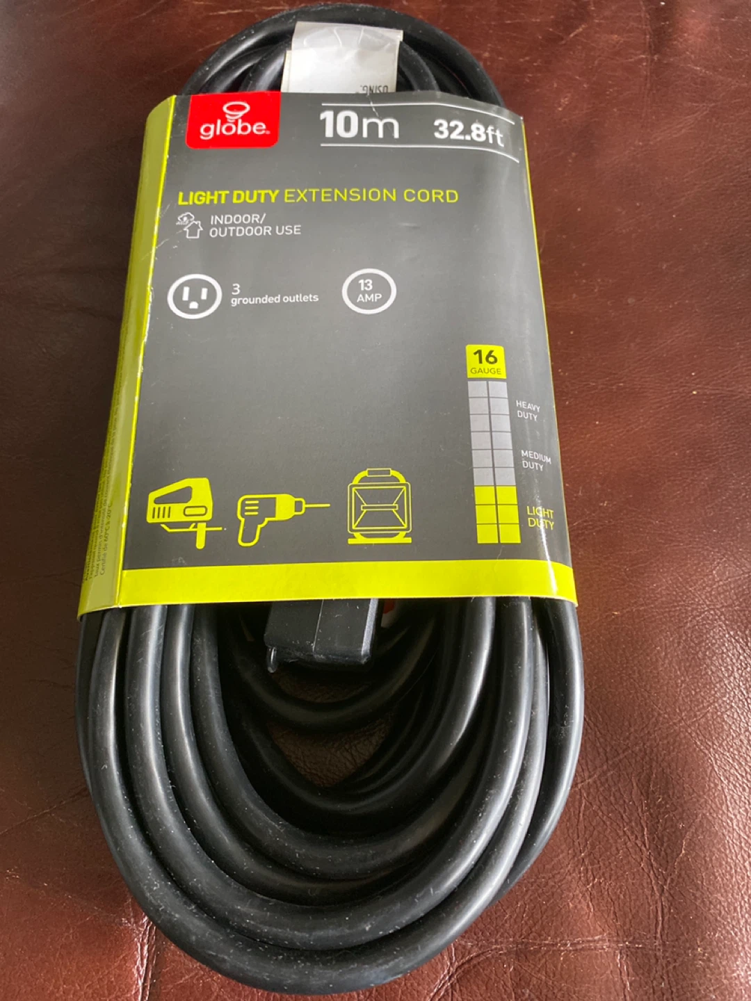 Light duty extension cord