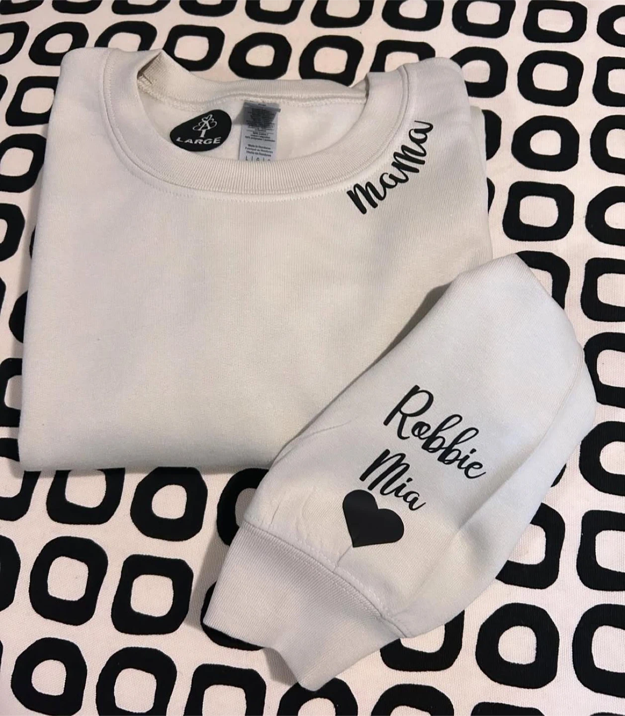 Custom "I Wear My Heart On My Sleeve" Sweatshirt - photo 4