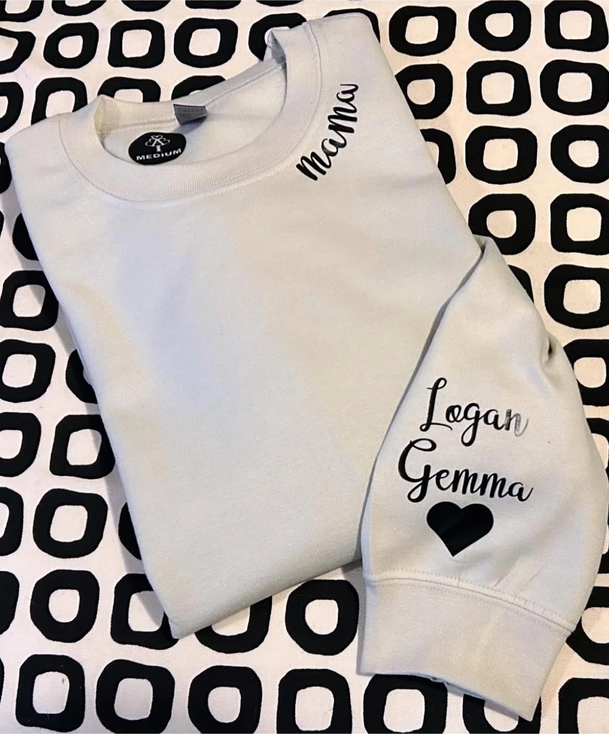 Custom "I Wear My Heart On My Sleeve" Sweatshirt - photo 5