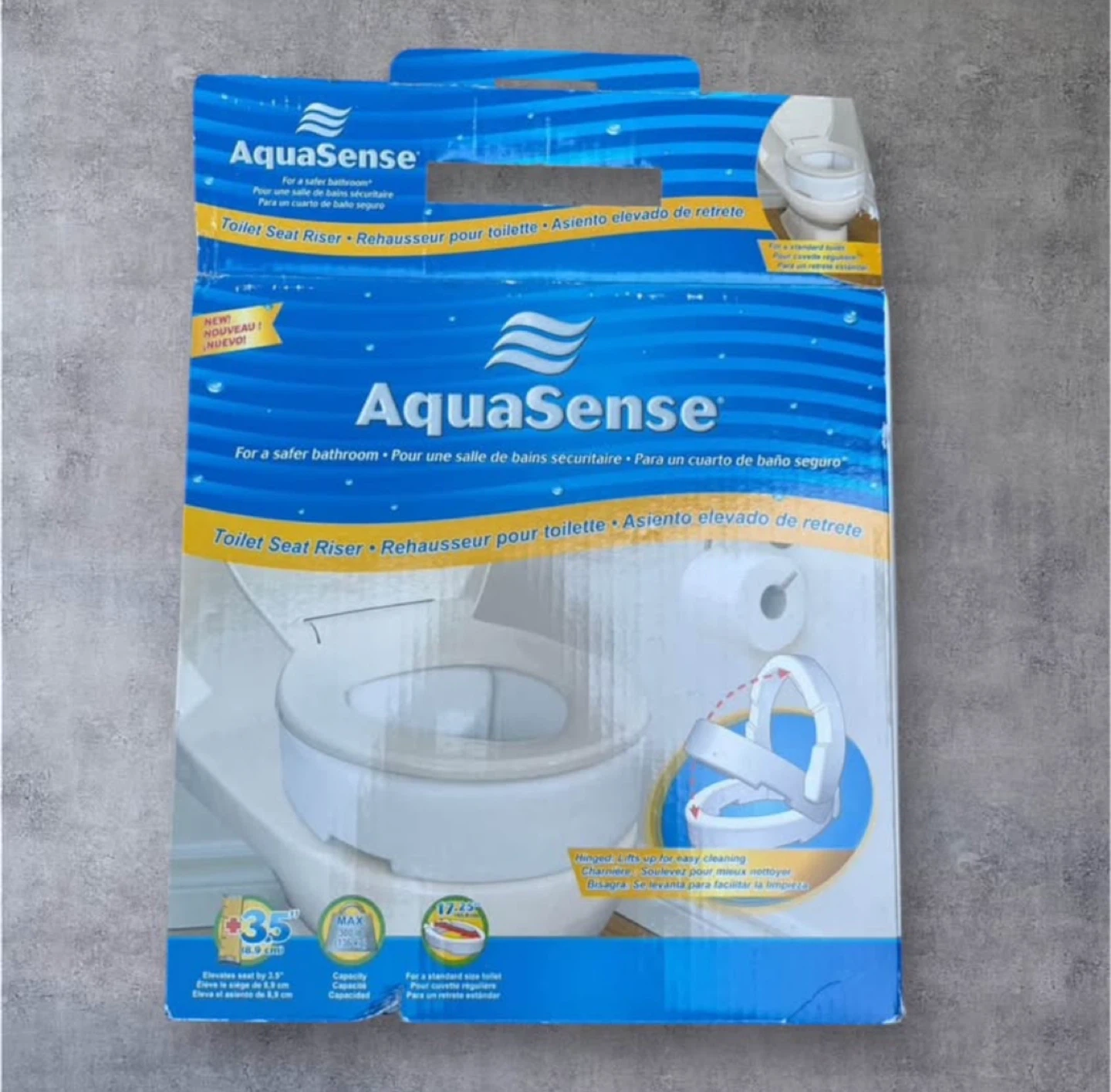 AquaSense Toilet Seat Riser