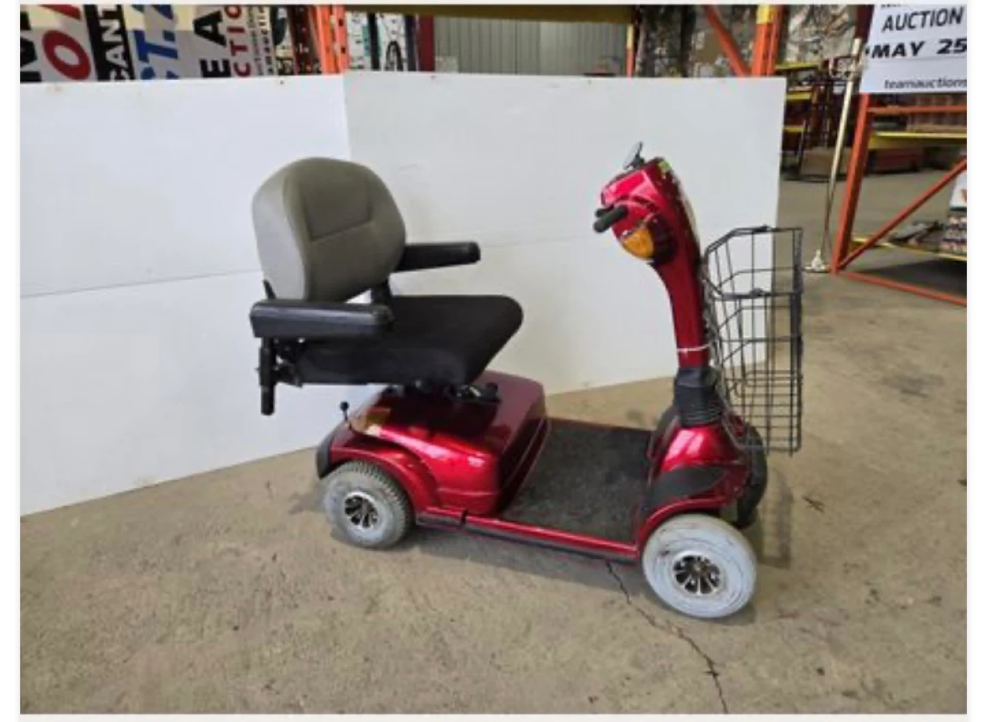 Red Maxima ❤️Mobility Scooter with Basket
