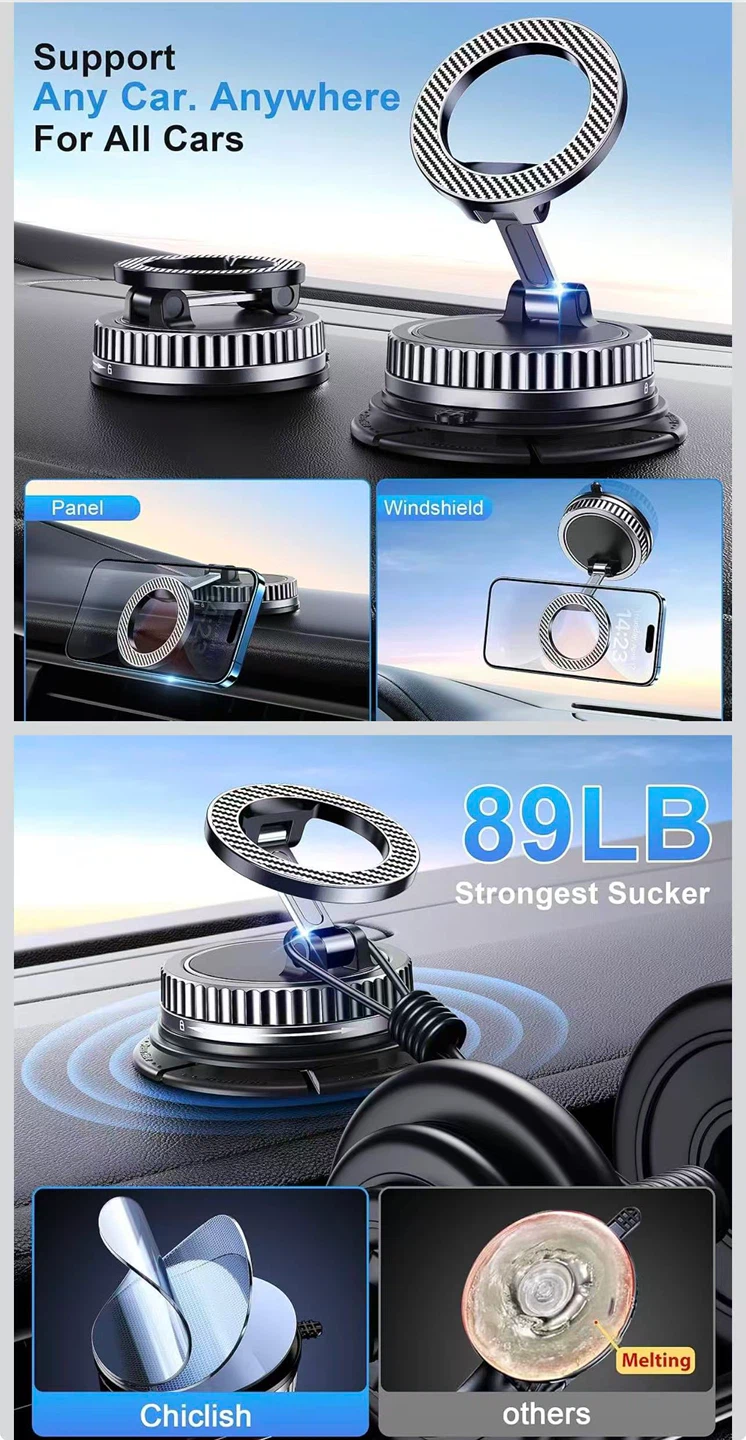 Car Phone Mount with MagSafe Ring - photo 2