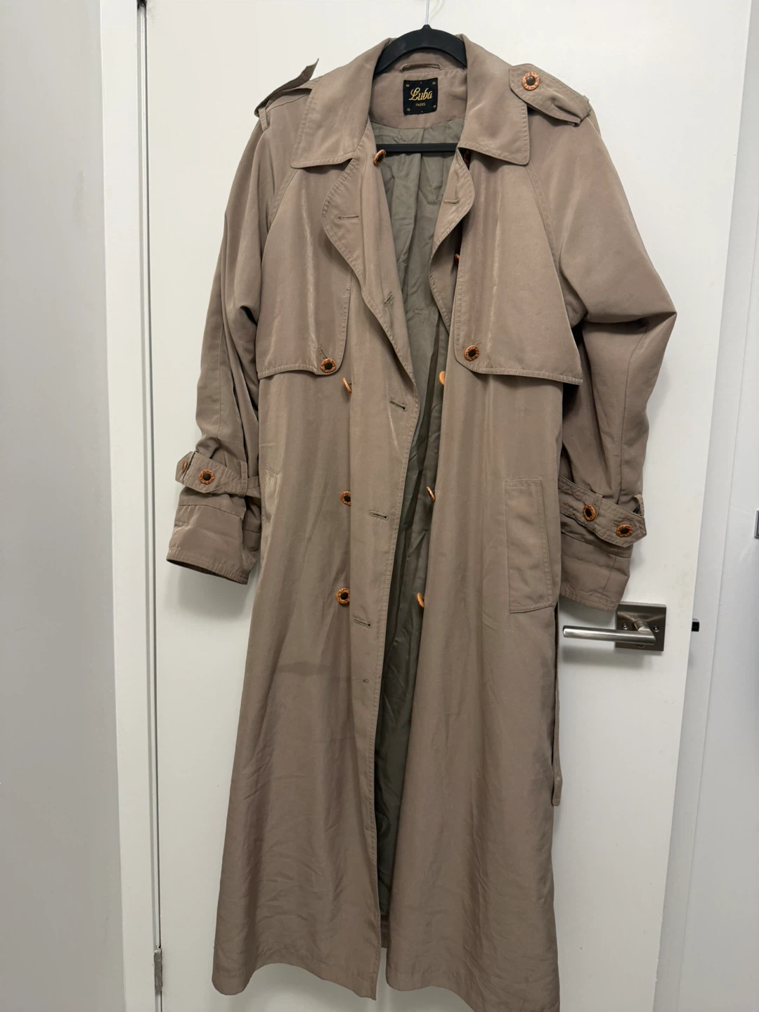 LILIE Women's Beige Trench Coat