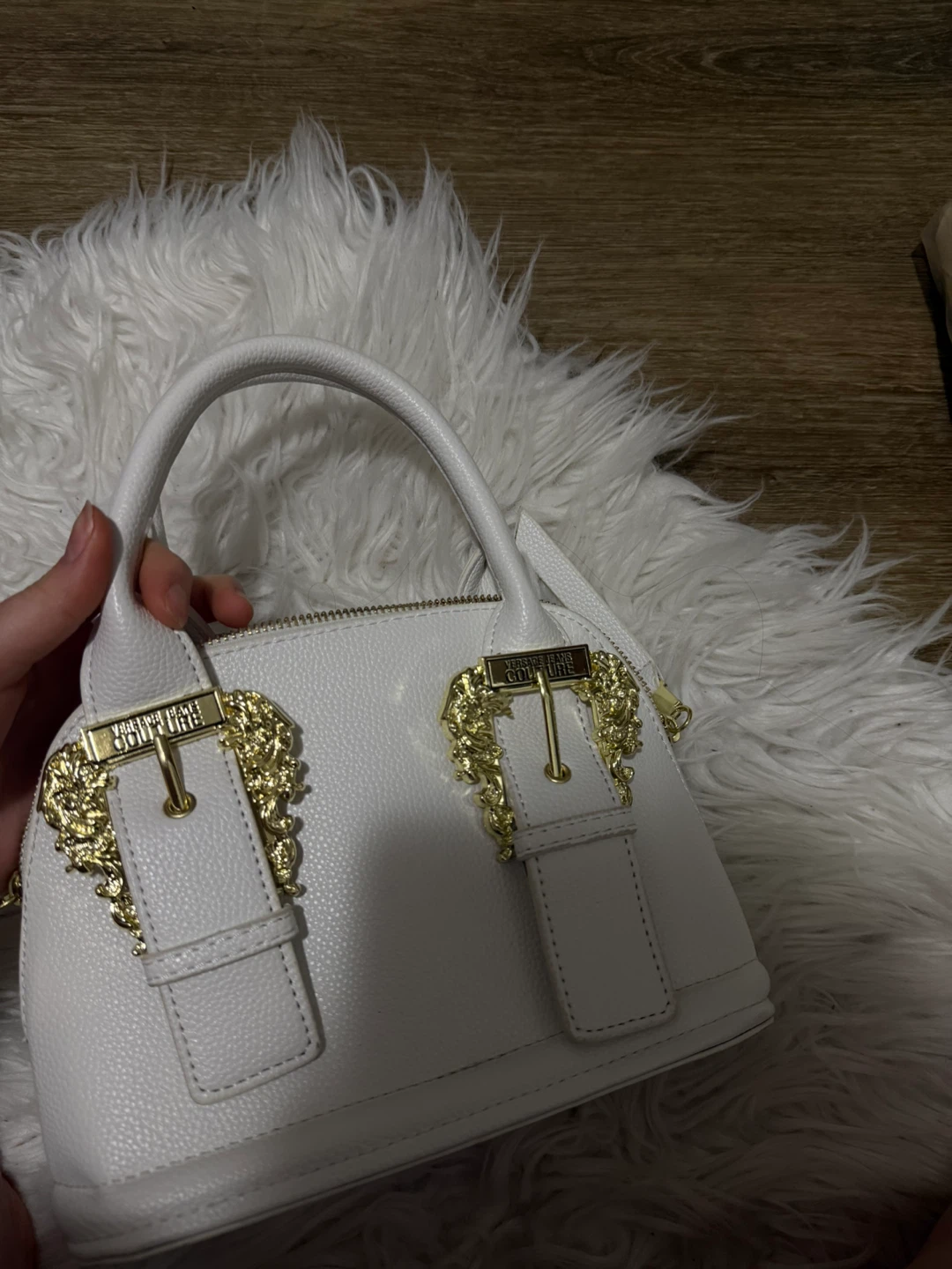 Versace Jeans Couture White Leather Handbag - photo 2
