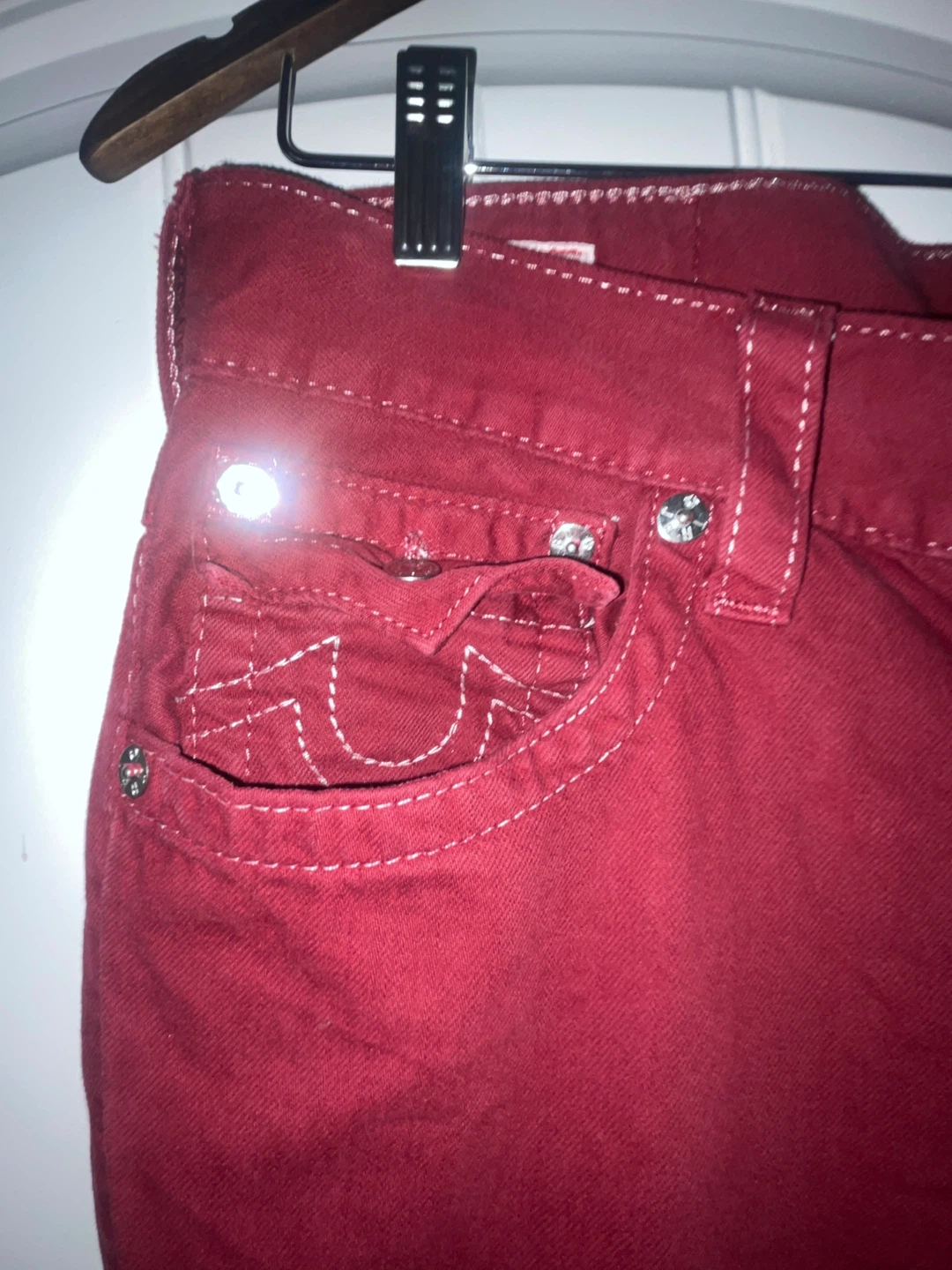 True Religion Brand Jeans Red Size 32 - photo 5