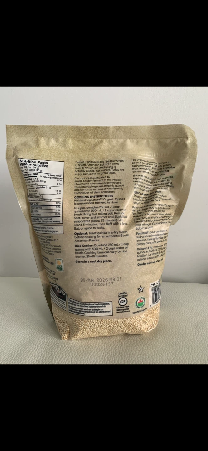 💛BRAND NEW! Large Bag Organic Quinoa - photo 2